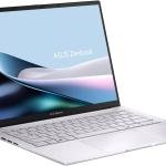 ASUS Zenbook 14 OLED UX3405CA Laptop, 14" WUXGA OLED Display, Intel Core Ultra 9 285H, 32GB RAM, 1TB SSD, Intel Arc Graphics, English-Arabic KB, Win11Home, Foggy Silver | 90NB14W4-M00840