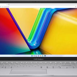 ASUS Vivobook 15 X1504VAP Laptop, 15.6" FHD IPS 60Hz Display, Intel Core 7 150U, 16GB RAM, 512GB SSD, Intel Graphics, English-Arabic Keyboard, Windows 11 Home, Cool Silver | 90NB13Y2-M02290