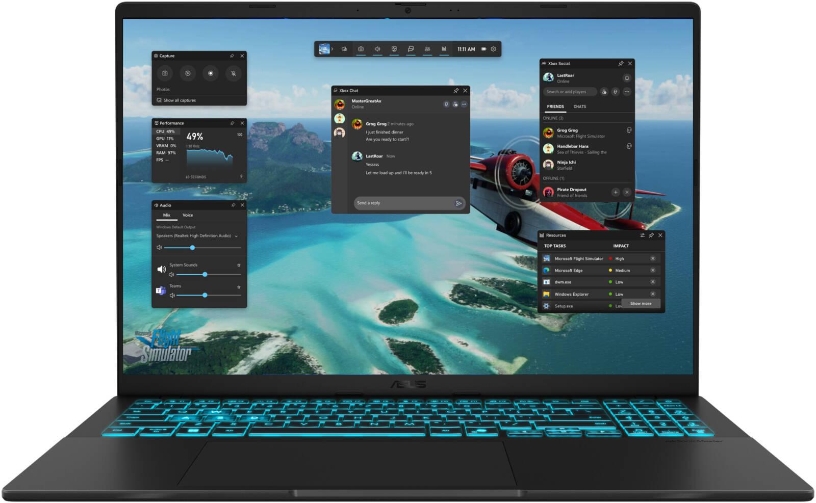ASUS V16 V3607VU Gaming Laptop, 16" WUXGA 144Hz Display, Intel Core 5 210H, 16GB RAM, 512GB SSD, GeForce RTX 4050 6GB GPU, English-Arabic Keyboard, Windows 11 Home, Matte Black | 90NB15Q1-M00PZ0