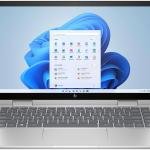 HP Envy X360 14-ES0013DX 2 in 1 Laptop, 14'' FHD IPS Touch Display, Intel Core i5-1335U CPU, 8GB DDR4 RAM, 512GB SDD Storage, Intel Iris Xe Graphics, Windows 11, English KB, Silver | 7H9Y4UA#ABA