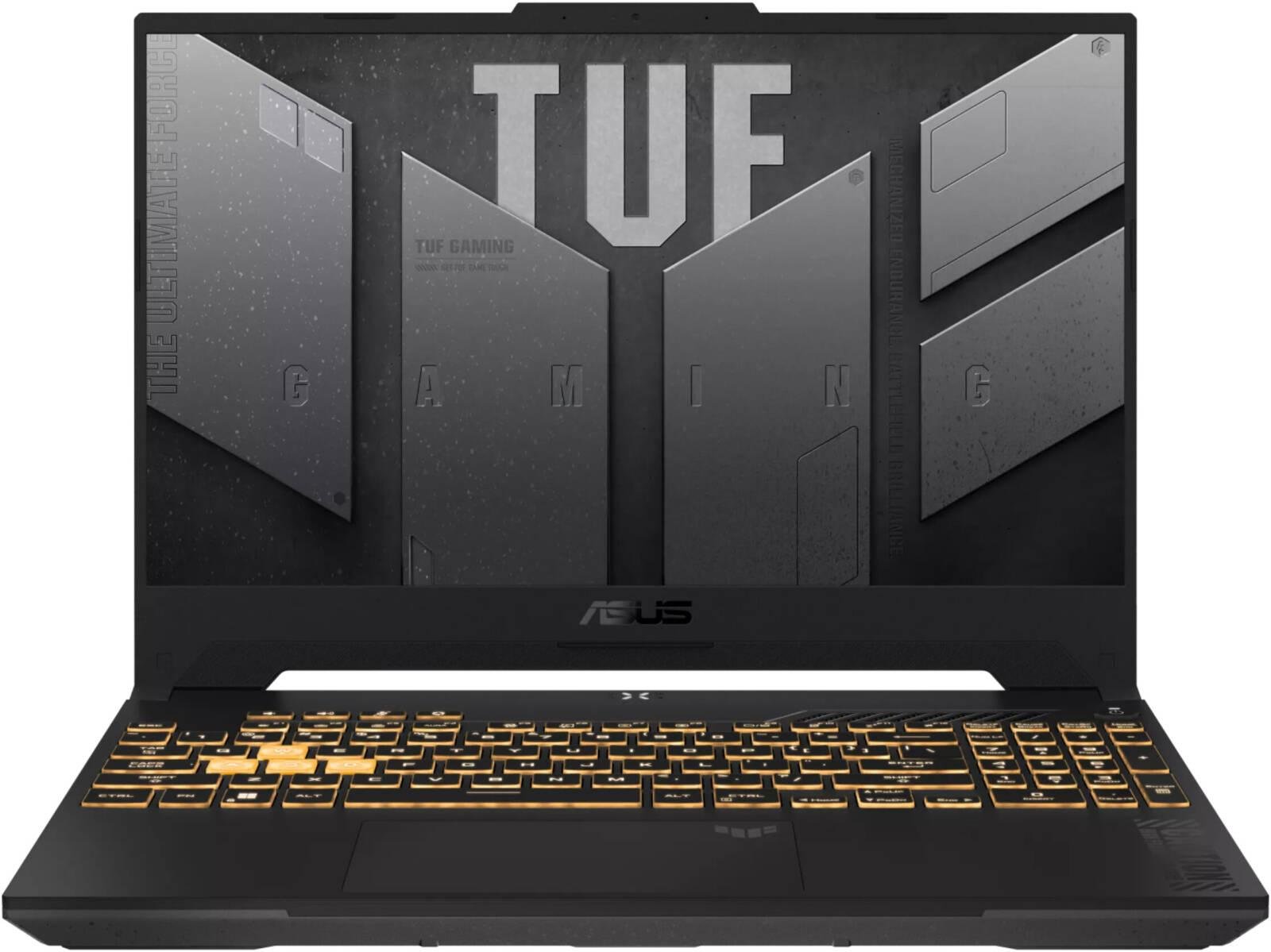 ASUS TUF F17 FX707VJ-HX031 Gaming Laptop, 17.3" FHD IPS 144Hz Display, Intel Core 5 210H Processor, 16GB RAM, 1TB SSD, GeForce RTX 3050 6GB, ENG US K/B, No OS, Mecha Gray | 90NR0MY5-M001B0