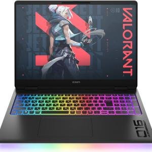 HP OMEN MAX 16-ah0021nia Gaming Laptop, 16" WQXGA IPS 240Hz Display, Intel Core Ultra 7 255HX, 32GB RAM, 1TB SSD, GeForce RTX 5070 Ti 12GB GPU, English K/B, Win11, Black | D13P3EA