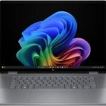 HP 16-be0003dx OmniBook X Flip 2-in-1 Laptop, 16" 2K IPS TOUCH X360 Display, AMD Ryzen 5 220, 8GB RAM, 512GB SSD, AMD Radeon 740M Integrated, English Keyboard, Win11, Meteor Silver | B73U4UA