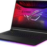 ASUS ROG Strix SCAR 18 G835LXG Gaming Laptop, 18" 4K WQUXGA 240Hz Display, Intel Core Ultra 9 290HX Plus, 64GB RAM, 2TB SSD, RTX 5090 24GB GPU, English-Arabic K/B, Win11, Off Black | 90NR0LF1-M00RP0