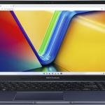 ASUS Vivobook 15 X1502VA Laptop, 15.6" FHD IPS Display, Intel Core i7-13620H, 16GB RAM, 1TB SSD, Intel UHD Graphics, English Keyboard, No OS, Quiet Blue | 90NB10T1-M01B40