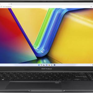 ASUS Vivobook 15 X1505VA Laptop, 15.6" 2.8K OLED120Hz Display, Intel Core i9-13900H, 16GB RAM, 1TB SSD, Intel Iris Xe Graphics, English-Arabic K/B, Windows 11 Home, Indie Black | 90NB10P1-M015C0