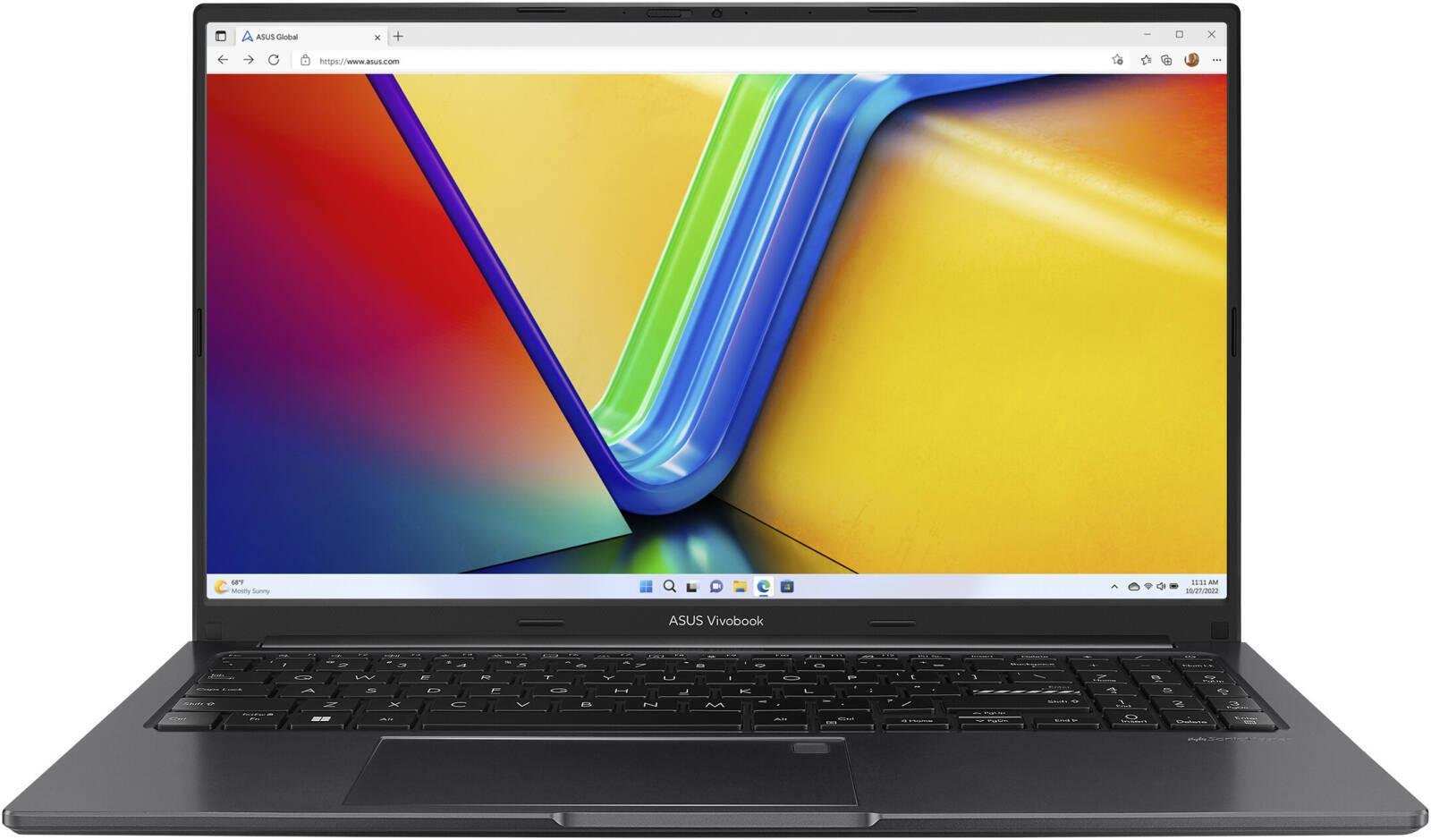 ASUS Vivobook 15 X1505VA Laptop, 15.6" 2.8K OLED120Hz Display, Intel Core i9-13900H, 16GB RAM, 1TB SSD, Intel Iris Xe Graphics, English-Arabic K/B, Windows 11 Home, Indie Black | 90NB10P1-M015C0