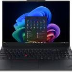 Lenovo ThinkPad E16 Gen 3 Laptop, 16" WUXGA IPS 60Hz Display, Intel Core Ultra 5 228V, 32GB RAM, 512GB SSD, Intel Arc Graphics 130V, English (EU) K/B, No OS, Black | 22AY000MGQ