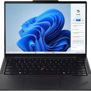 Lenovo ThinkPad T14s Gen5 Laptop, 14″ WUXGA IPS Display, Intel Core Ultra 7-155U, 16GB DDR5 RAM, 512GB SSD, Integrated Intel Graphics, Backlit Arabic/English K/B, Windows11 Pro, Black | 21LS000GGR