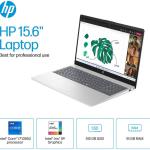 HP 15-fd0127dx Laptop PC, 15.6" FHD IPS Touch Display, Intel Core 7 150U Processor, 16GB RAM, 512GB SSD, Intel Graphics, English Keyboard, Windows 11 Home, Silver | B4HN8UA