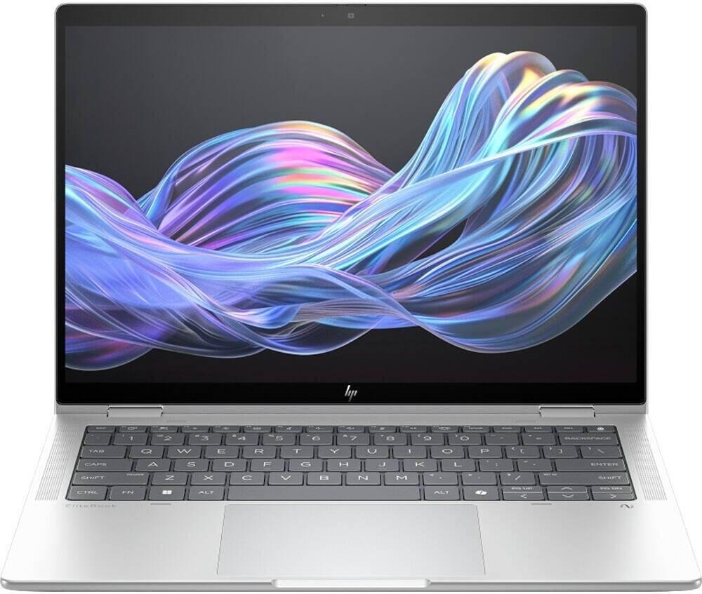 HP EliteBook X Flip G1i 14 Next Gen AI Laptop, 14" WUXGA IPS Touch Display, Intel Core Ultra 7 256V, 32GB RAM, 1TB SSD, Intel Arc Graphics, English-Arabic Keyboard, Windows 11 Pro, Silver | B69FLET