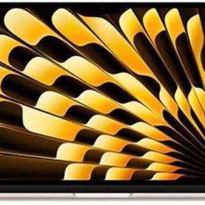 Apple MacBook Air 2024 Laptop, 15.3'' Liquid Retina Display, M3 Chip, 10-core GPU, 8GB RAM, 512GB SSD, Touch ID, Backlit Magic Keyboard, International Version, Starlight | MRYT3