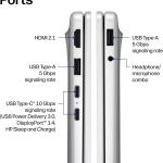 HP OmniBook 3 NGAI 14-hz0005dx Laptop, 15.6" 2K Touch Display, Snapdragon X X1-26-100, 16GB RAM, 512GB SSD, Qualcomm Adreno GPU, English Keyboard, Windows 11 Home, Silver | D0VR2UA