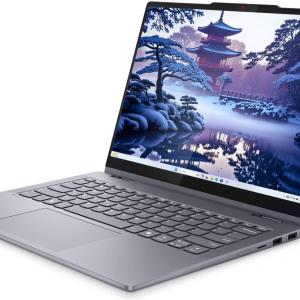 Lenovo IdeaPad 5 2-in-1 14IAL10 Laptop, 14" WUXGA IPS Display, Intel Core Ultra 5 225U, 8GB RAM, 512GB SSD, Intel Graphics, English Keyboard, Windows 11 Home, Luna Gray | 83KR0047US