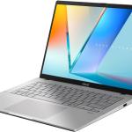ASUS Vivobook S14 S3407VA Laptop, 14" WUXGA IPS 60Hz Display, Intel Core 5 210H, 16GB RAM, 512GB SSD, Intel UHD Graphics, English-Arabic Keyboard, Win11, Cool Silver | 90NB1681-M00660