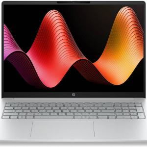 HP OmniBook 3 16-by0205dx Laptop, 16" 2K Touch Display, AMD Ryzen 5 40, 16GB RAM, 256GB SSD, AMD Radeon 610M Graphics, English Keyboard, Windows 11, Silver | D10E8UA