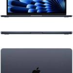 Apple MacBook Air 2024 Laptop, 15.3'' Liquid Retina Display, M3 Chip, 10-core GPU, 8GB RAM, 512GB SSD, Touch ID, Backlit Magic Keyboard ENG, International Version, Midnight | MRYV3