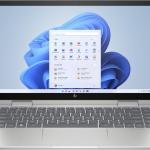 HP 14-es1013dx Envy X360 2-in-1 Laptop, 14" FHD IPS Touch Display, Intel Core 5 120U, 8GB RAM, 512GB SSD, Intel Graphics, English Keyboard, Windows 11 Home, Silver | 9R8R2UA#ABA