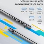 ASUS Vivobook 14 X1404VA Laptop, 14" FHD IPS 60Hz Display, Intel Core 5 120U, 16GB RAM, 512GB SSD, Intel Graphics, English-Arabic Keyboard, Windows 11 Home, Quiet Blue | 90NB13U1-M00AS0