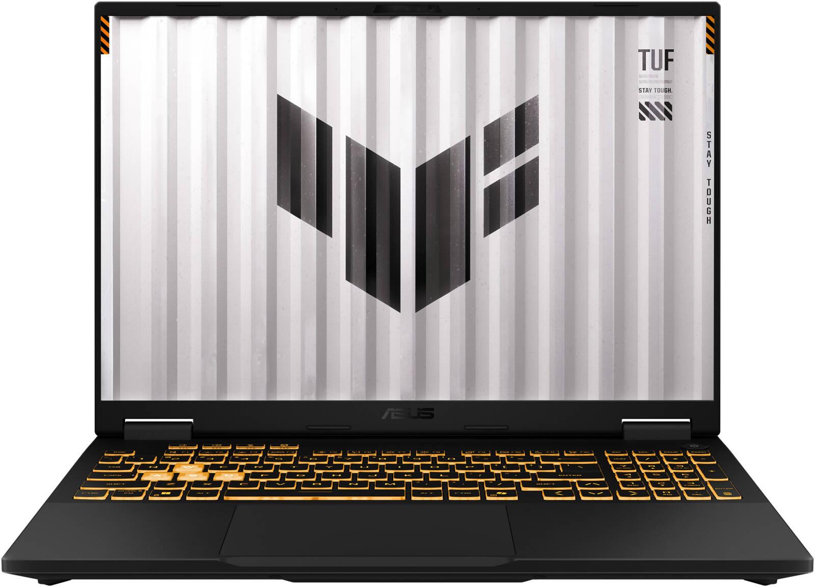 ASUS TUF Gaming F16 FX608JHR Laptop, 16" WUXGA IPS 165Hz Display, Intel Core i7-14650HX, 16GB RAM, 1TB SSD, GeForce RTX 5050 8GB GPU, English-Arabic Keyboard, Win11Home, Black | FX608JHR-RV001W